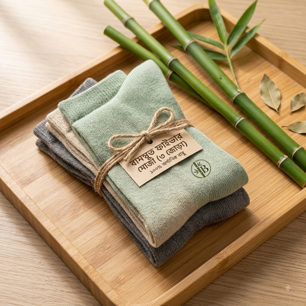 🧦 Bamboo Fiber Socks (3 Pairs) 🧦