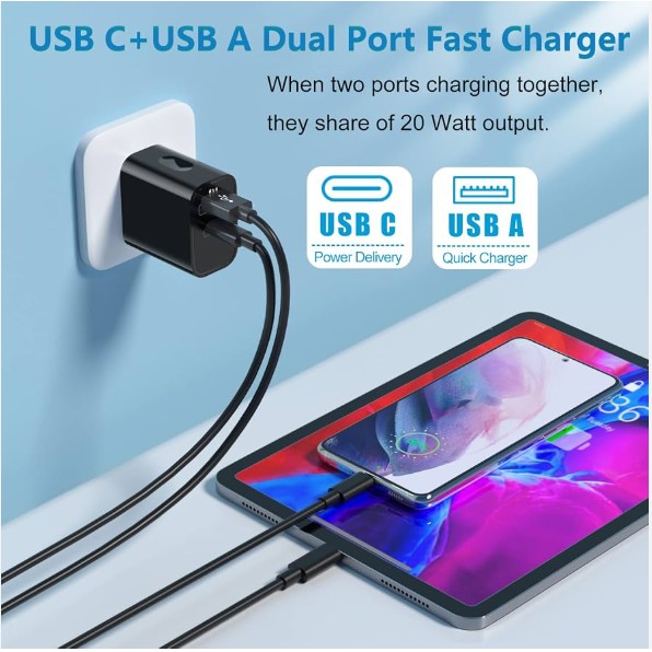 🔌 Dual Port Fast Wall Charger 🔌